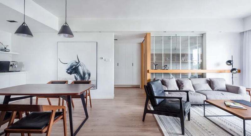 将书房装进玄关 | 太震撼了