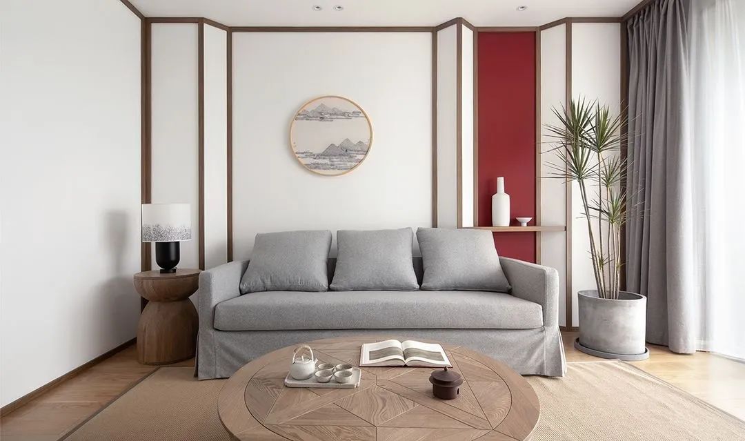 85㎡两居室，极简新中式太绝了，很舒适不俗套