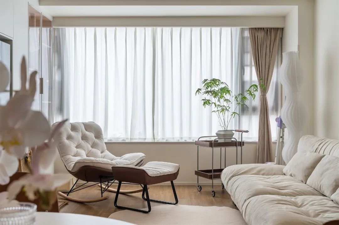 奶油原木风3居室，超强收纳放大居家舒适度