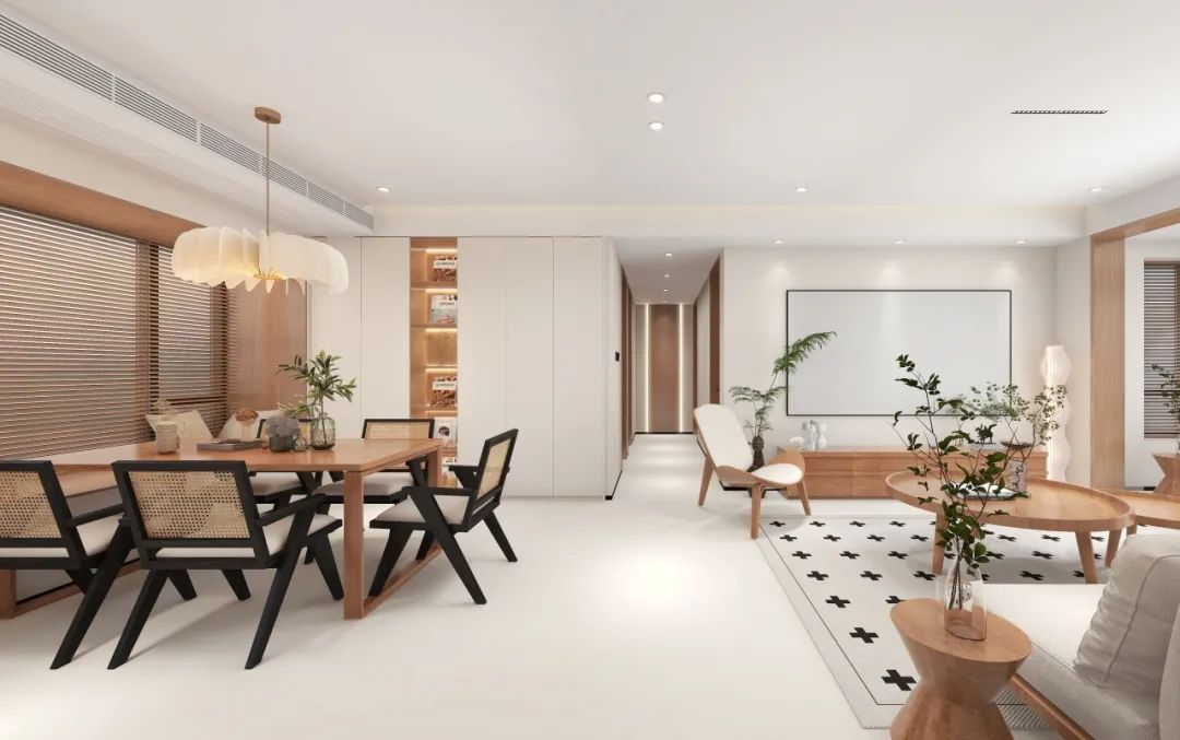 原木风+收纳天花板！