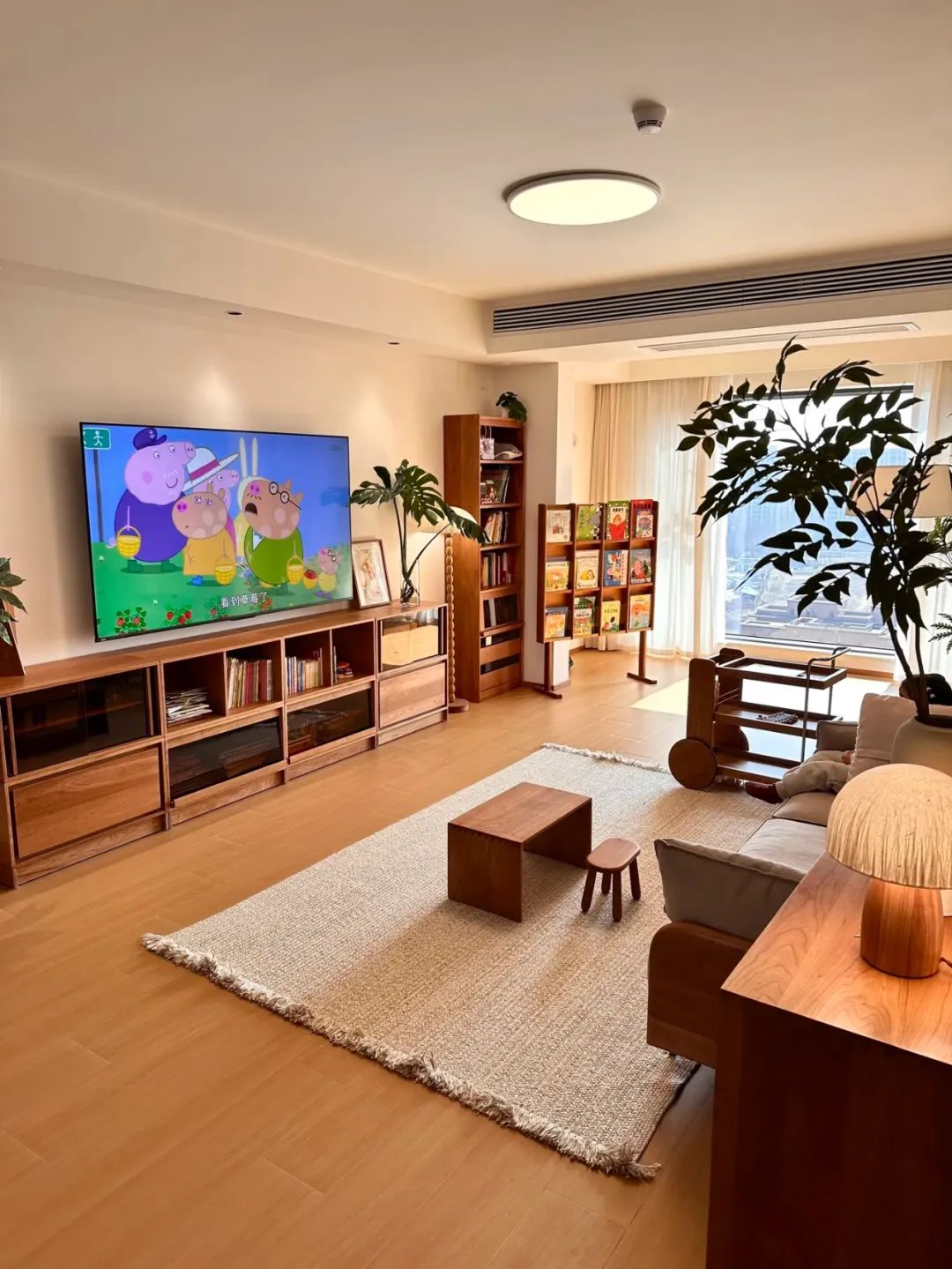 99㎡治愈系原木混搭风，