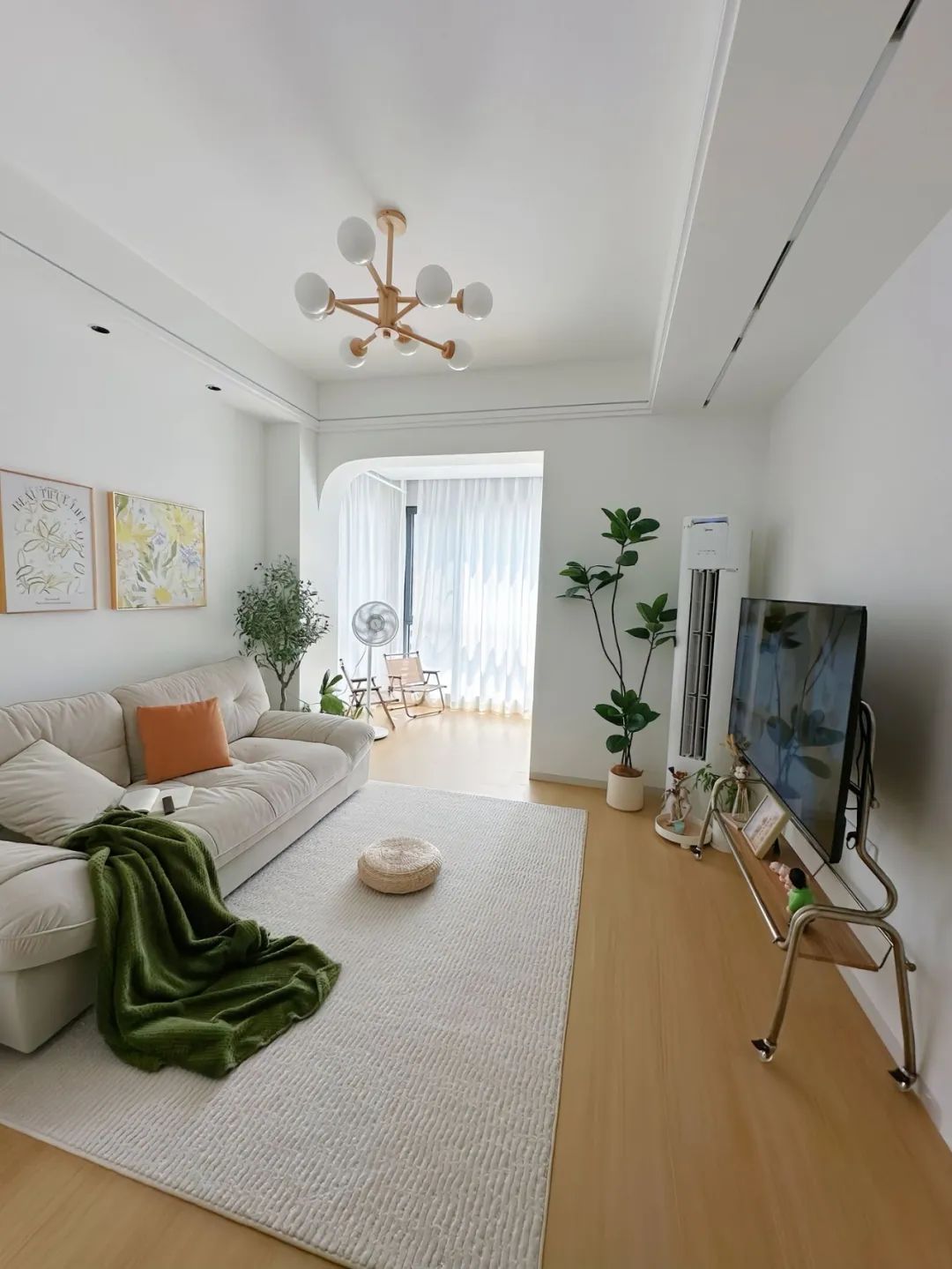 一套58m²房子，虽小但很满足。