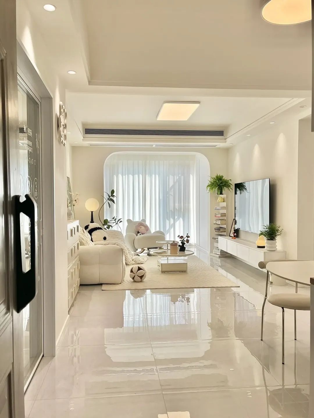 简单清爽好抄作业的套内75平奶油风小家。