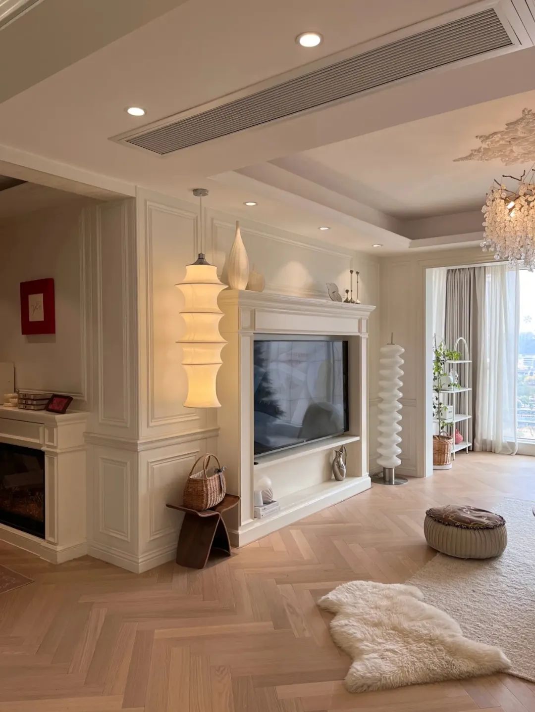 套内110平的奶油轻法式家，好看又显大