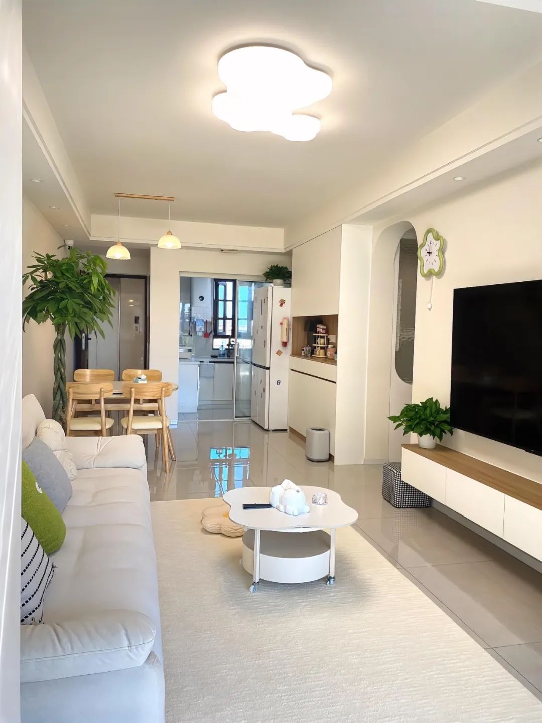 普通人的家，看不厌、住不烦的奶油风。